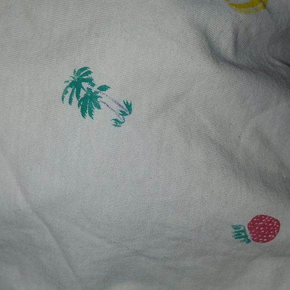 Lucky Brand Girls shortsleeved Tee Shirt Size Large cream multicolor - Picture 4 of 5